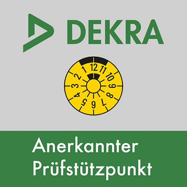 Anerkannter DEKRA Prüfstützpunkt